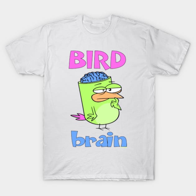 Birdbrain Design for Bird Lovers T-Shirt by ConCept